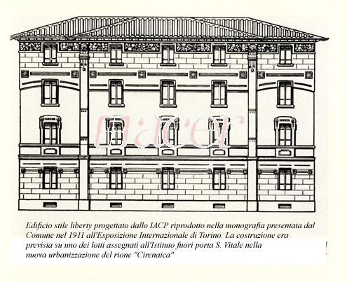 Bologna_1911_Edificio stile liberty progettato dallo IACP