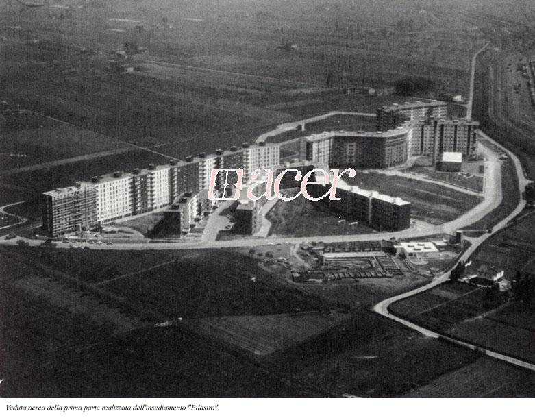 Bologna_Pilastro 1962 - Veduta aerea della prima parte dell'insediamento